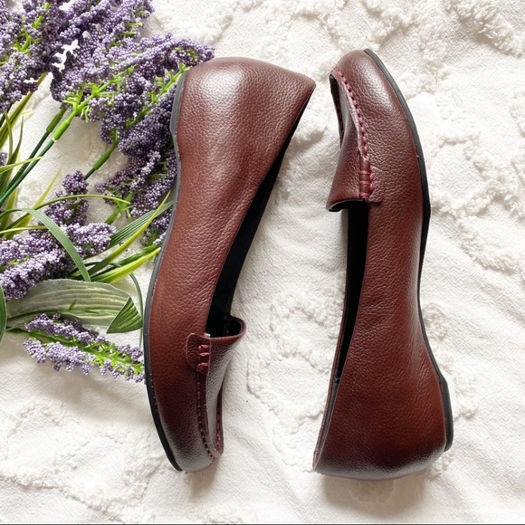 H by Halston Kellie Hidden Wedge Leather Slip-On Loafers - Picture 4 of 8